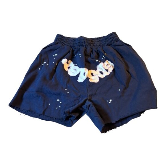Sp5der Other - Sp5der OG Web Logo Sweat Short Navy